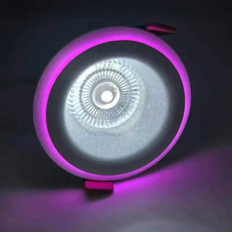spots led violet jaune blanc bleu transparent moderne 3000k 6000k clips câble électrique