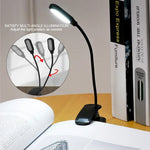 lampe lecture portable pince noire led rechargeable chambre minimaliste