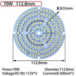 plaque led moderne 50w 70w 100w blanc diodes smd5730 pcb driver aluminium