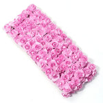 couronnes artificielles roses violet rouge bleu blanc jaunes intérieur décoration mariage anniversaire baby shower