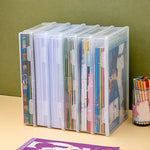organisateur papier transparent moderne réutilisable plastique clips papier a4 examens
