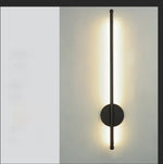 Applique murale LED rechargeable sans fil en couleur noire