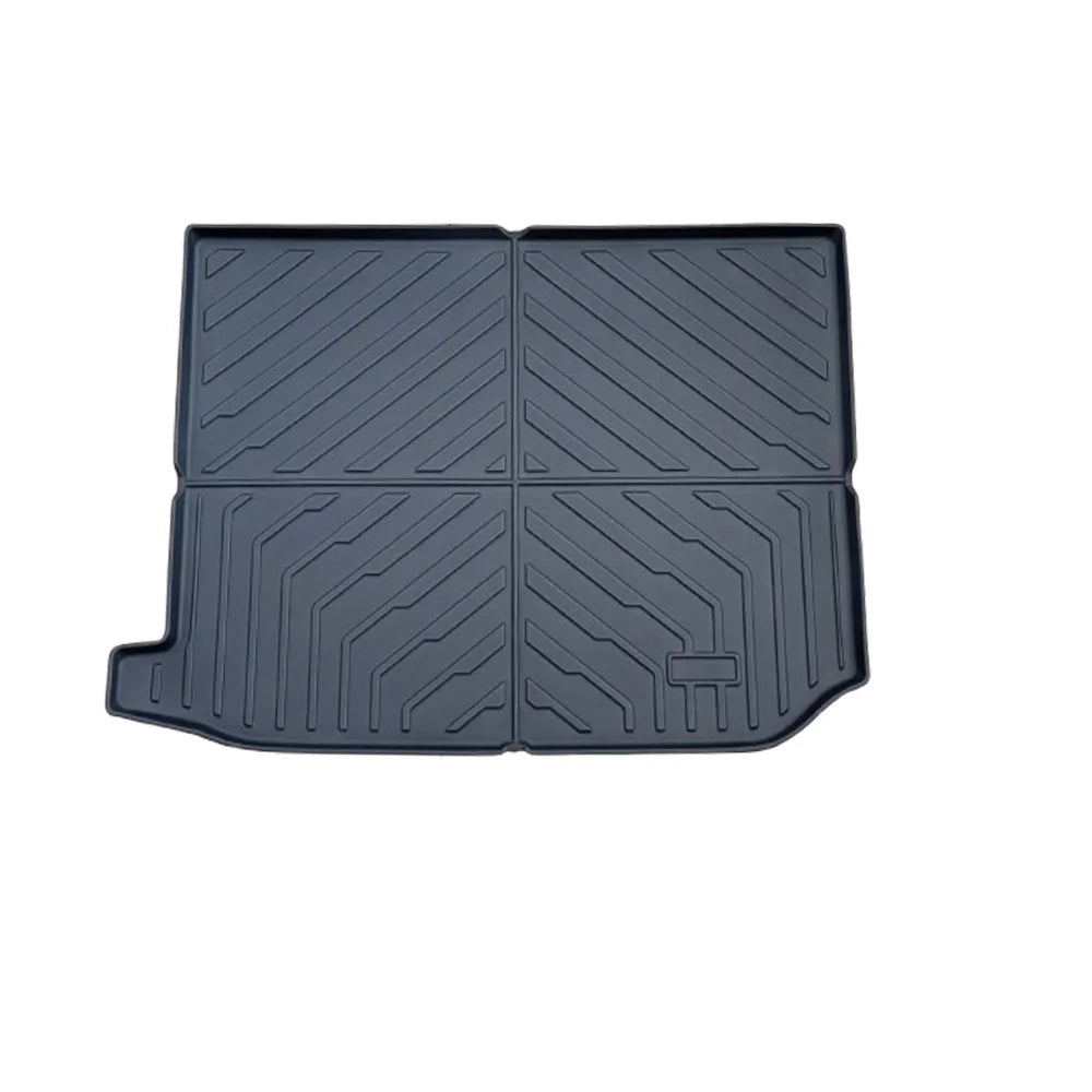 tapis sol voiture noir rayures diagonales surface rugueuse moderne clips fixation résistant anti dérapant