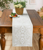 chinois table beige motif floral ajouré semi transparent vintage décoration maison
