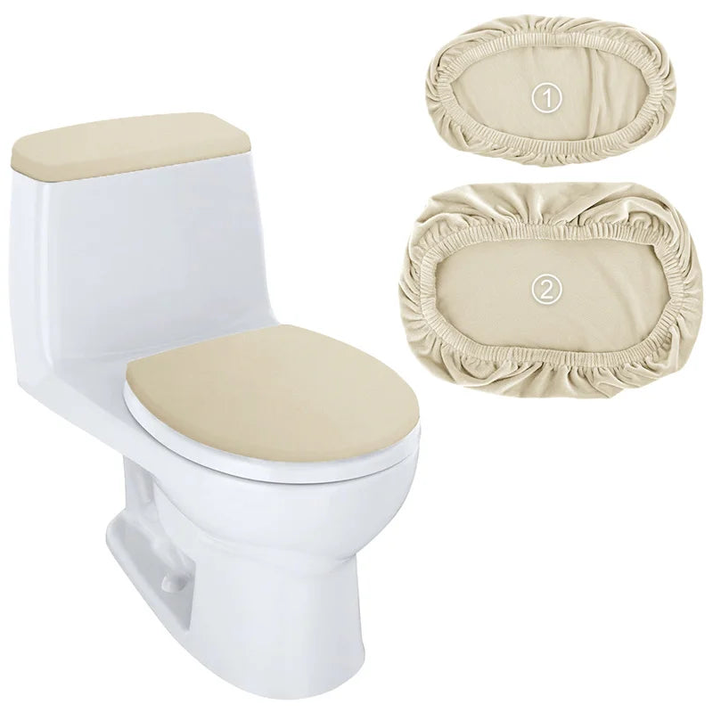 couvre siège toilette velours doux moderne adhésif gris facile entretien