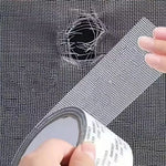 filet anti insectes adhésif gris maille fine 10m pratique réparation fenêtre