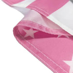 drapeau noir blanc rayures étoiles graphique eyelets opaques accrochable publicité cadeau anniversaire noël