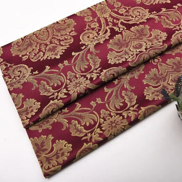 tissu brocart floral beige vert bleu rouge coton polyester canapé coussin décoratif