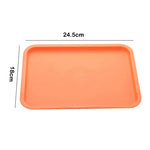 assiettes plastique blanc orange vert rose bleu modernes unies opaques cuisine dessert