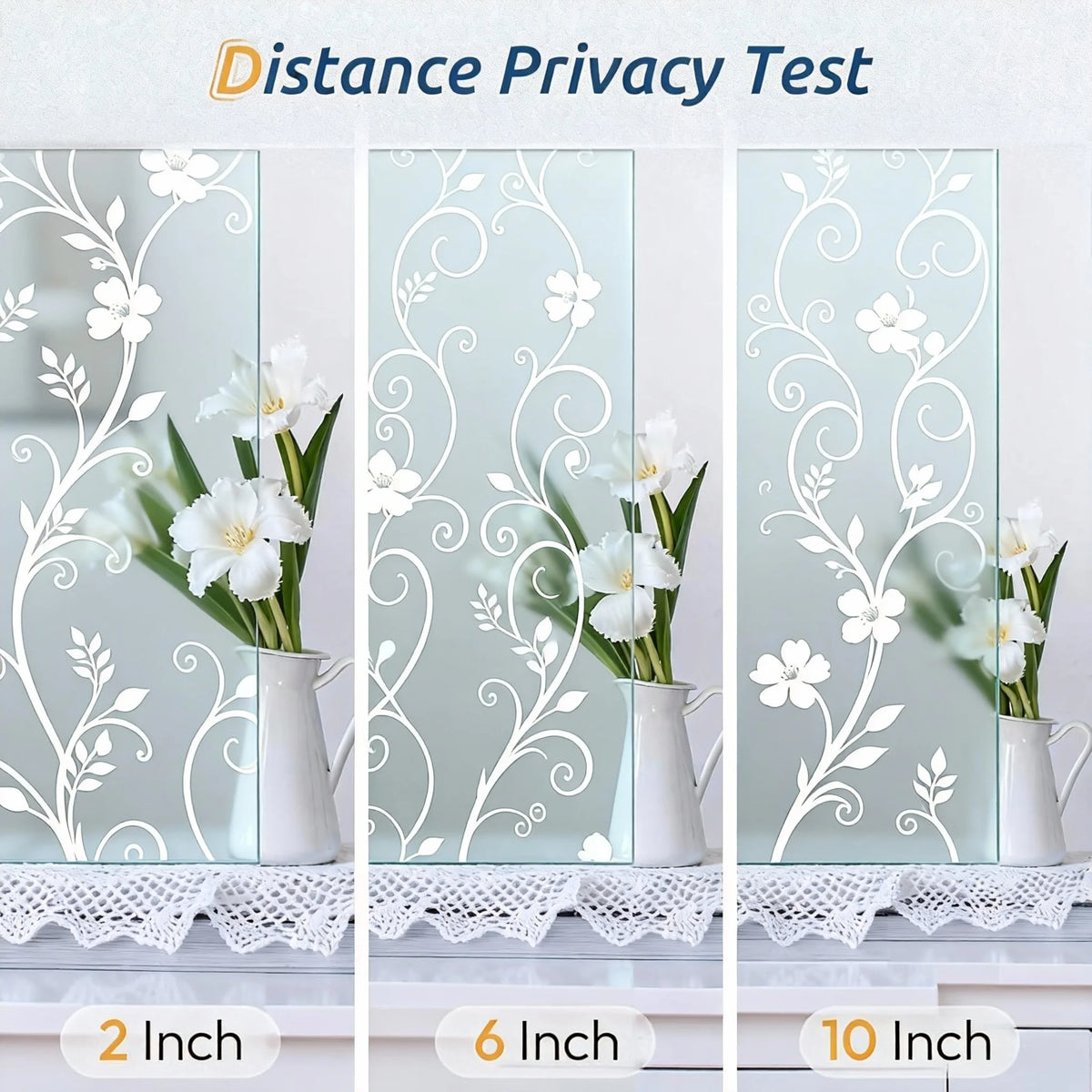 film décoratif adhésif fleurs feuilles transparent moderne isolation uv protection thermique