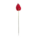 fleurs artificielles anthurium rouge blanc vert violet tiges flexibles décoration maison mariage anniversaire