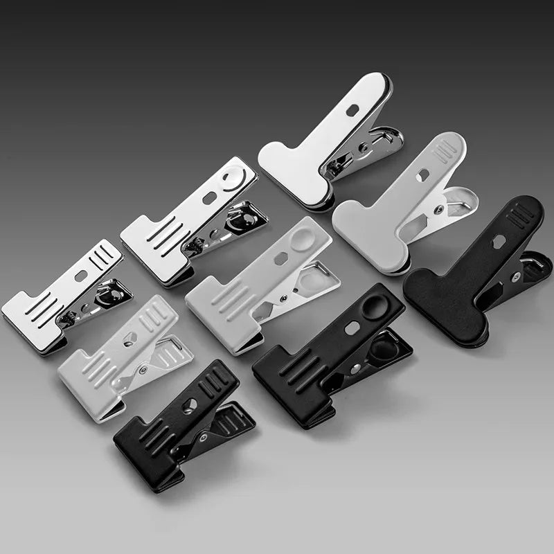 pinces modernes fer aluminium couleurs noir blanc gris fixations certifiées ROHS matériaux ABS