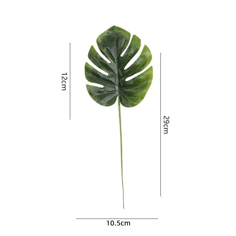 feuilles artificielles vertes modernes tringles vases céramique métal decorationextérieur