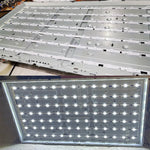 bande led blanc moderne 830mm connecteurs led puce électronique régulière opaques sans visibilité fixations