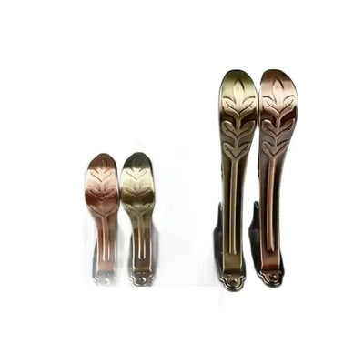 Support tringle a rideau double en laiton antique vu de face
