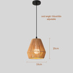 lampe suspendue moderne rotin tressé naturel chaînes noires salon 150cm hauteur led 6000k
