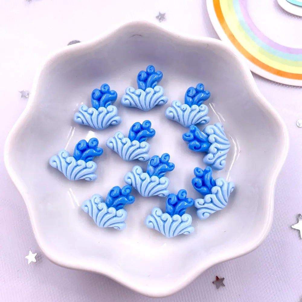 pendentifs résine colorée crabe étoile tortue poissons décoratifs cartoon 14+