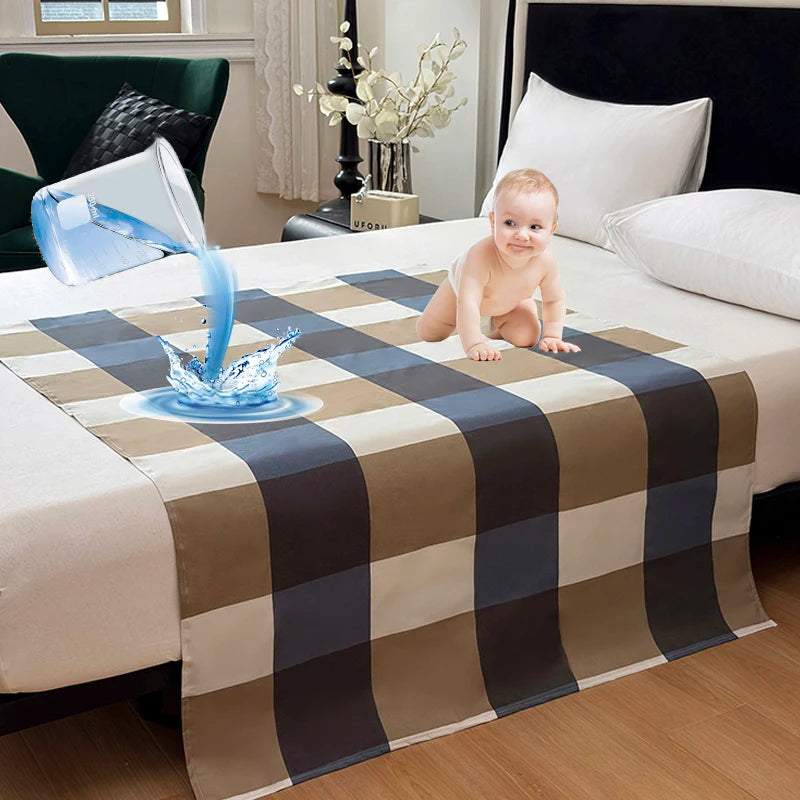 serviette adulte noire blanche moderne 100 polyester solide imperméable lavable 230x250cm