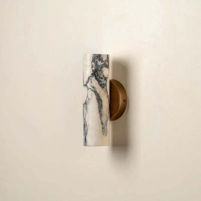 lampe murale moderne marbre blanc gris noir éclairage quotidien chambre entrée étude