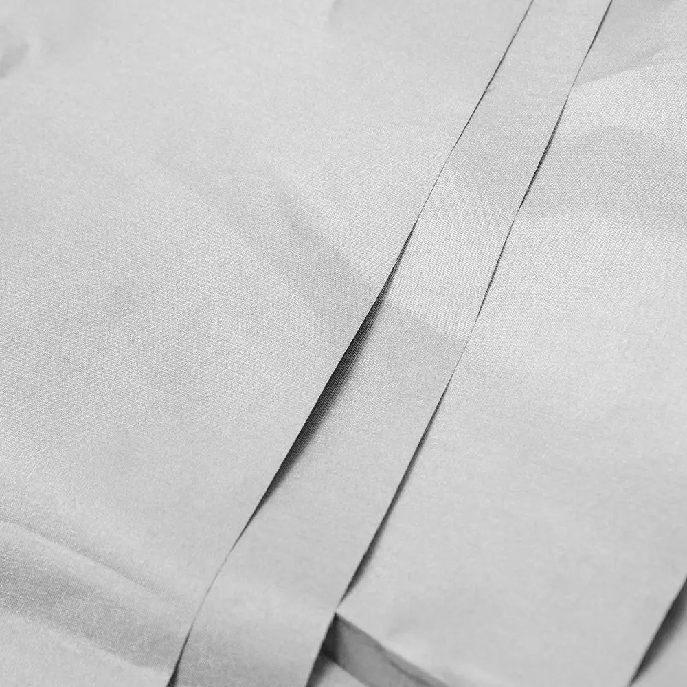 rideau gris argenté protection uv polyester coton double face isolation thermique moderne plissé 100cmx150cm