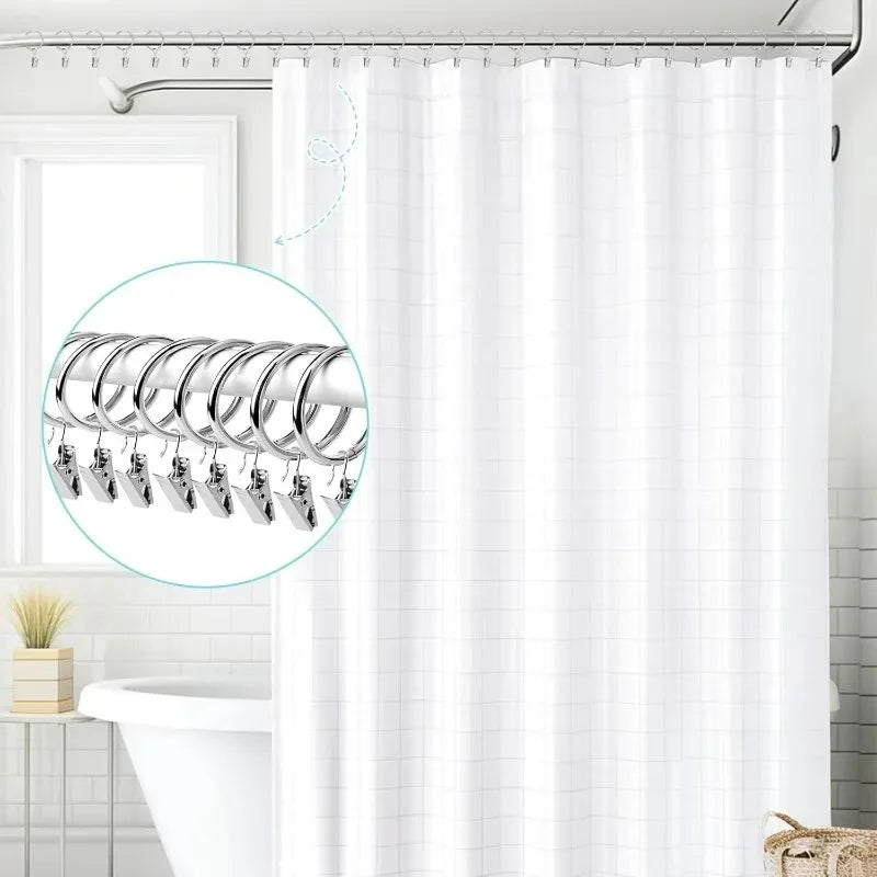 Anneaux de rideau pince bronze pour fixation rideau pratique