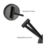 lampe murale industrielle bras pliant noir éclairage chambre coucher étude salon économique
