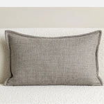 coussins décoratifs géométriques polyester 100% nordique contemporain beige gris clair 30x50cm