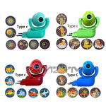 veilleuse led caméra web stickers modernes couleurs vives chambre