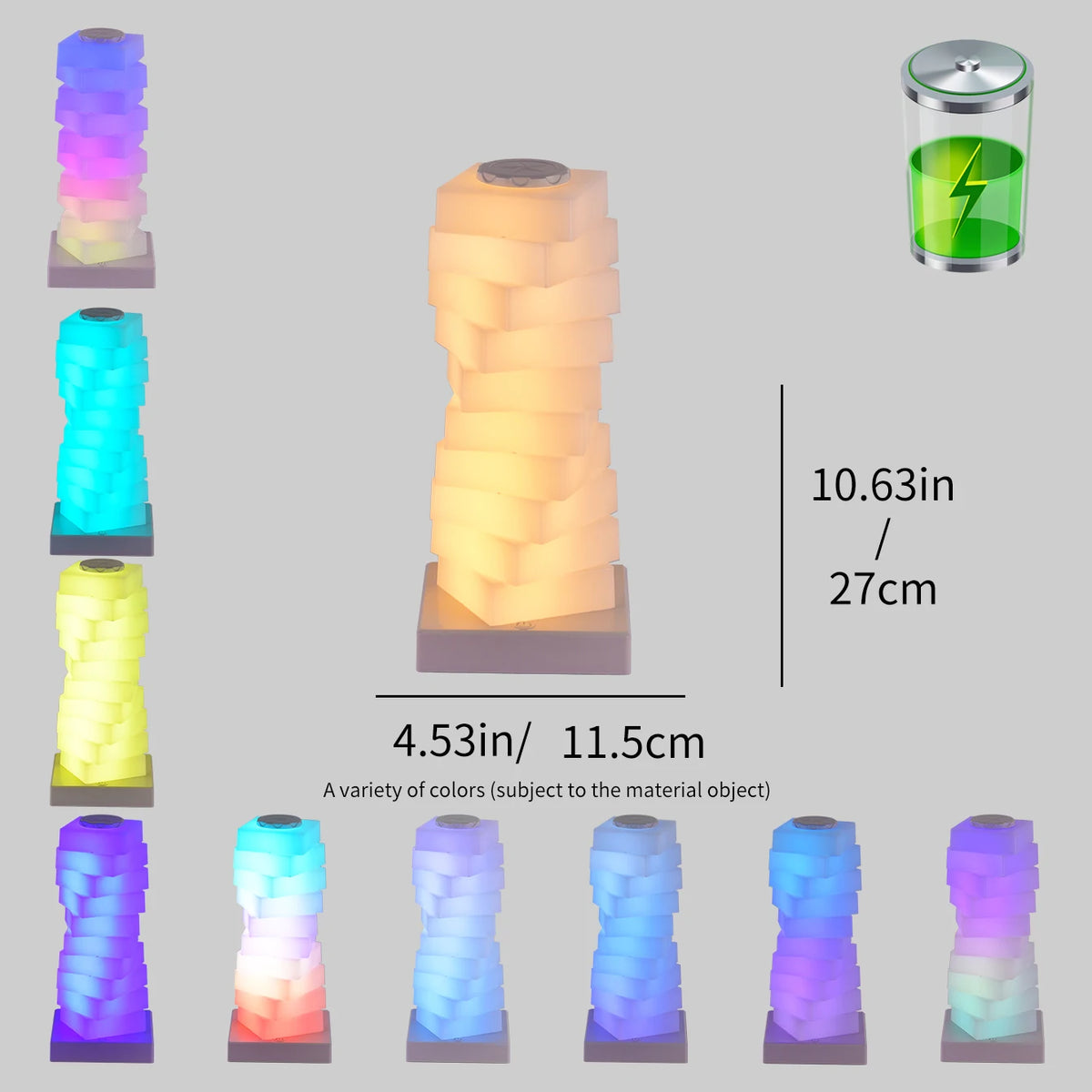 lampe table moderne bleu rose blanc toucher rgb changement couleur chambre coucher