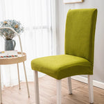 Housse chaise moderne rayures horizontales noir vert beige marron gris rouge 45 60cm