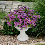bouquet fleurs artificielles violettes roses intérieur décoration moderne minimalisteiaux mariage pendaison crémaillère