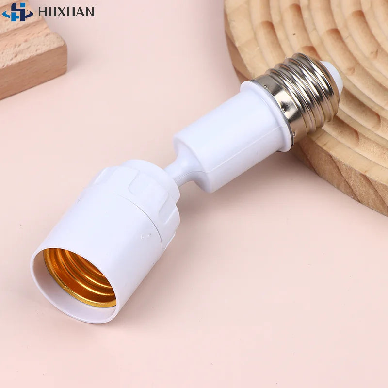 adaptateur douille led e27 blanc moderne base lampe réglable universelle fixe rond lisse