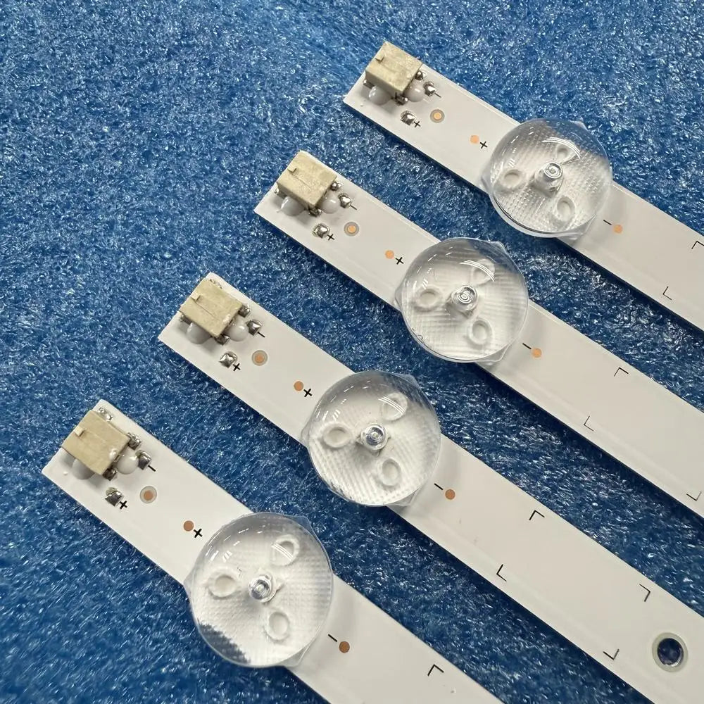 bande lumineuse led blanc adhésive moderne connecteurs repose fils fixe télévision aluminium