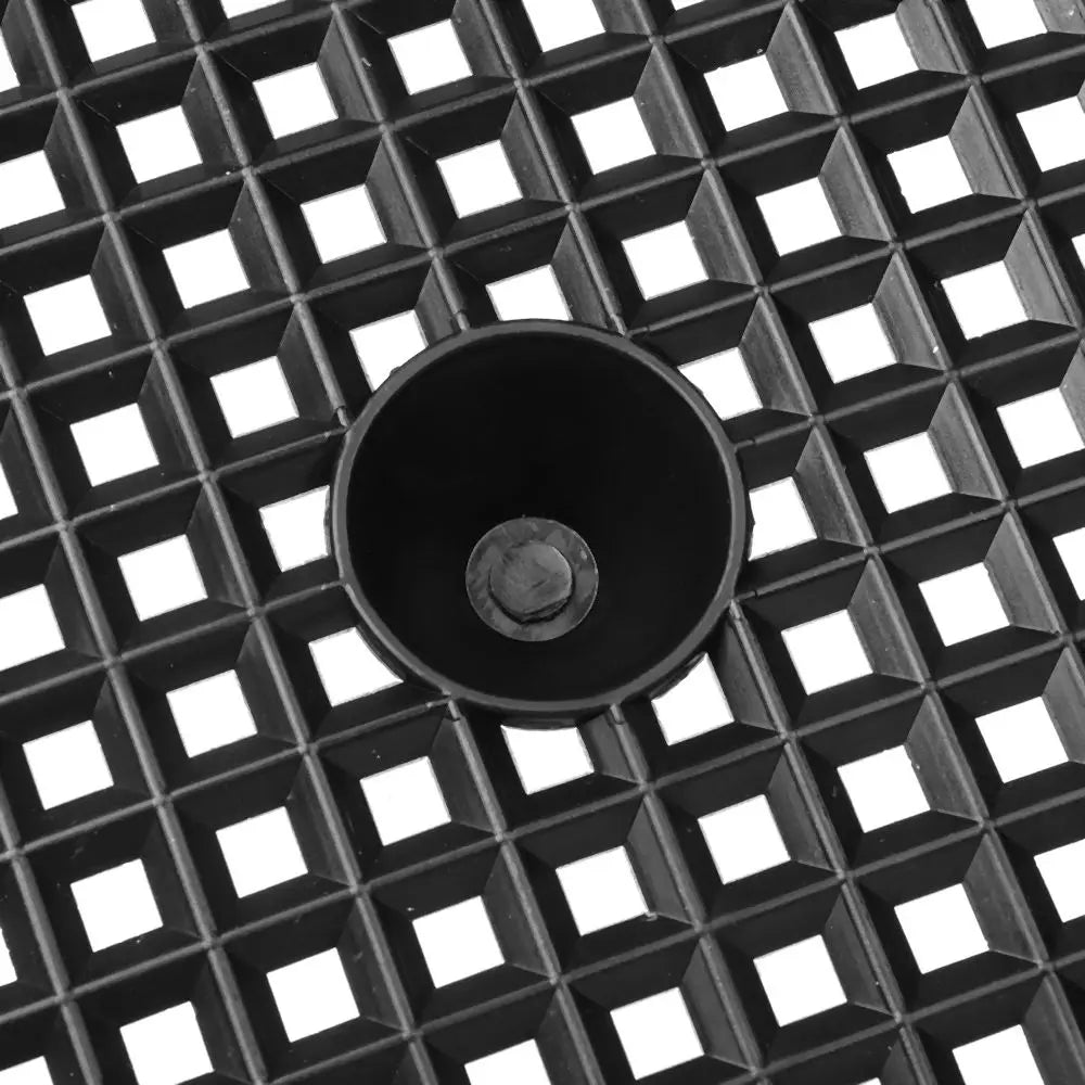 plateau antichute plantes structure nid abeille moderne noir diamètre 20cm 30cm 40cm
