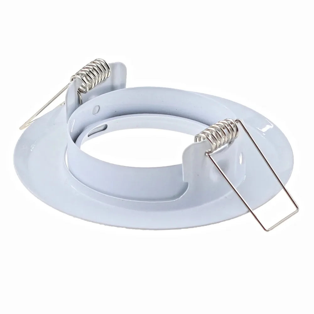 spots led gu10 blancs modernes métal clips intégrés salle manger adjustable 90mm
