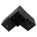 connecteurs métalliques industriels noir fixation poteaux bois équerre support utilitaireextérieur bricolagejardin