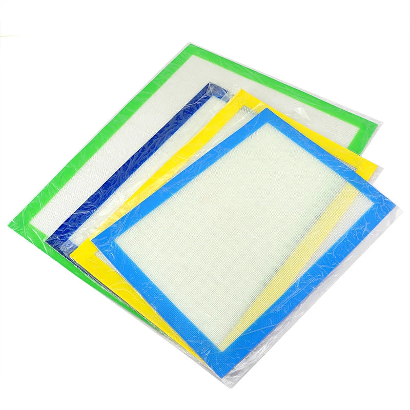 grilles cuisson silicone vert bleu jaune maille fine moderne adhésif 20cm rond 11x85cm