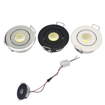 spots led mini 12v noir blanc argent modernes clips transformateur câbles 4000k 6000k 3000k