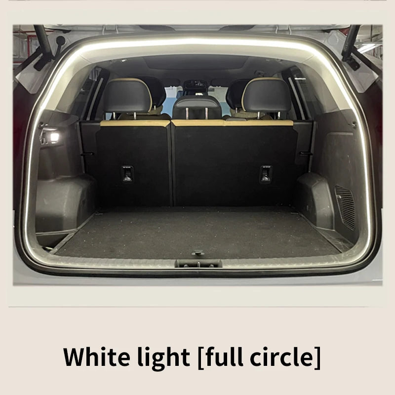 éclairage led coffre voiture adhésif blanc moderne longueur 4m lumière blanche contemporain auto accessoire