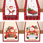 table noel blanche rouge motif poinsettia decoration festive couleurs noel traditionnellements