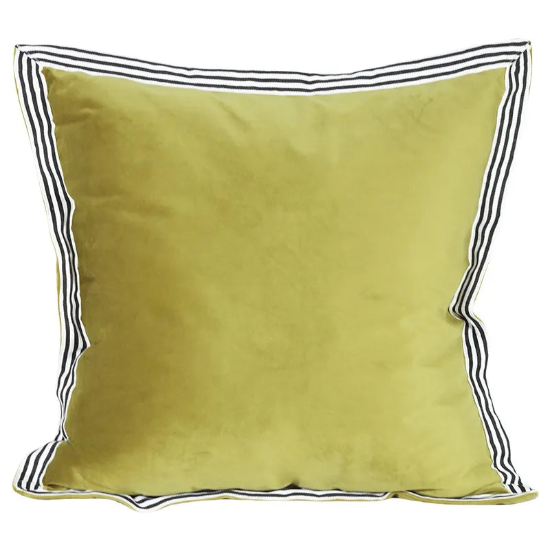 taie d'oreiller jacquard animal compagnie beige marron vert olive contemporain polyester respectueux environnement oblong