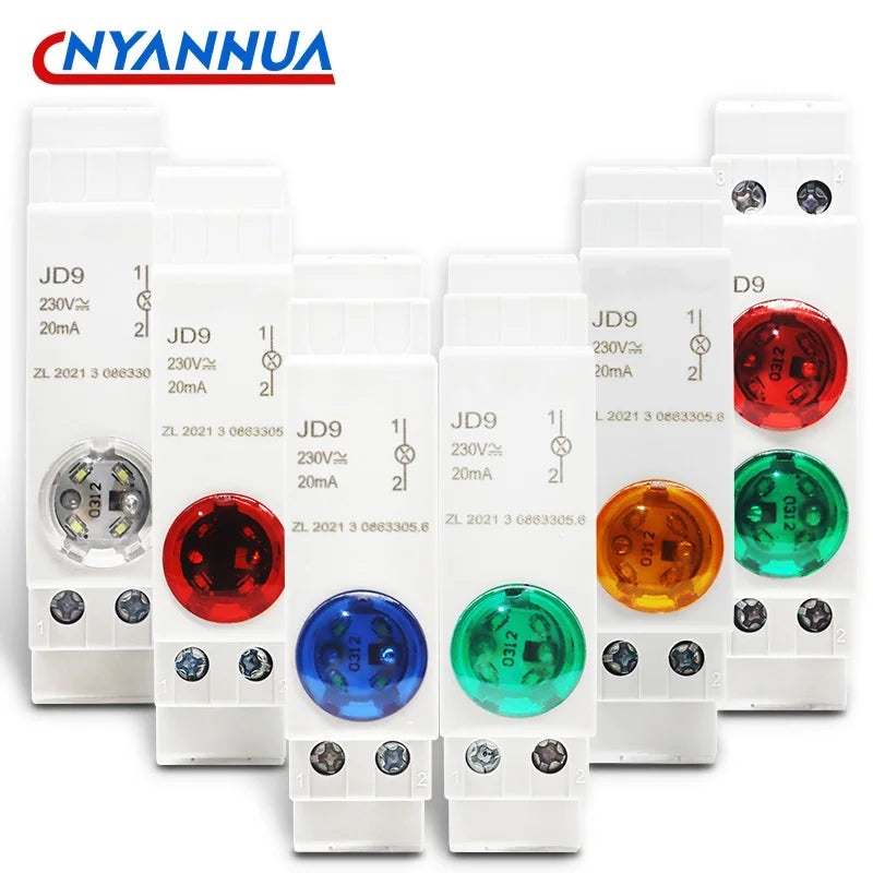 interrupteur led couleur rouge blanc vert moderne compact translucent fixation