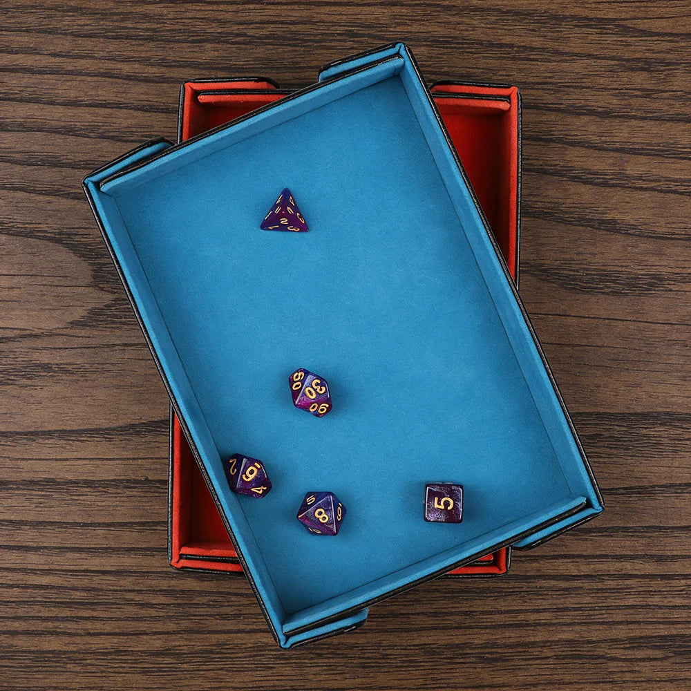 plateau jeu classique velours bleu marron gris rangement respectueux environnement poignées