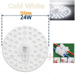 plafonnier led rond blanc moderne adhésif interrupteur lentille protection 12w 18w 24w 36w 50w