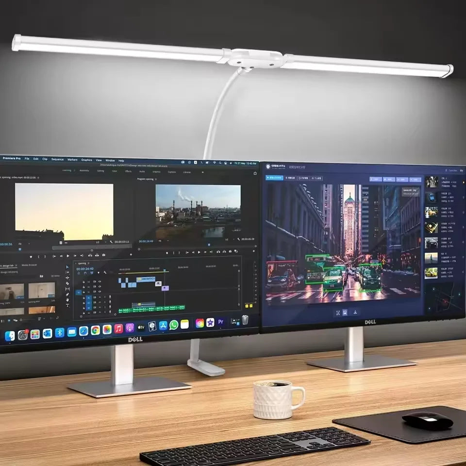 lampe led moderne noir flexible réglable niveaux luminosité 10 intensité
