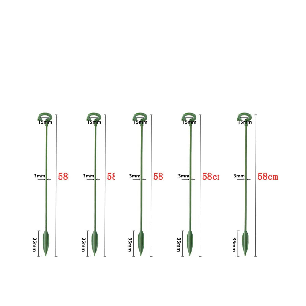 support plantes vert osier robuste 17cm 27cm 37cm 48cm 58cm escalade fleur vigne jardinage