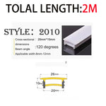 couverture silicone ruban led blanc moderne adhésif doux contemporain 1000cm 100cm 200cm
