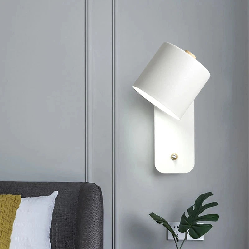 applique murale moderne minimaliste gris blanc vert noir éclairage chambre cuisine entrée étude