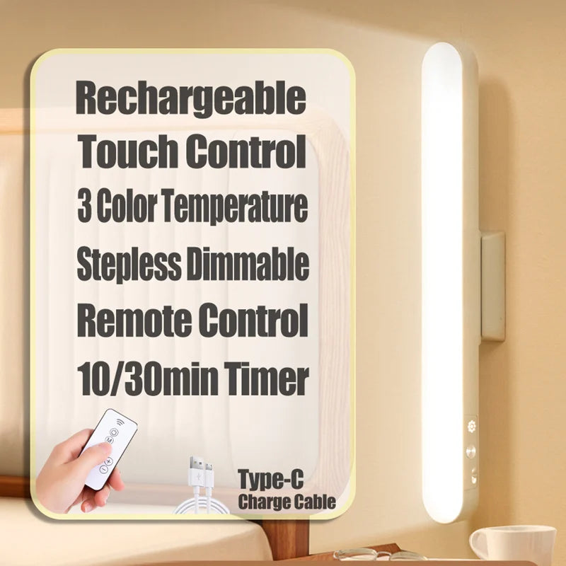 lampe led table rechargeable usb blanc moderne interrupteur tactile couleursversible armoire chambre veilleuse