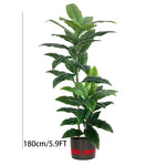 plantes artificielles bananier grandes feuilles vert modernes décoration intérieure hawaienne shop